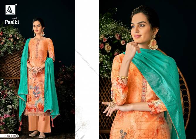 Alok Paalki Printed Festive Wear Wholesale Designer Salwar Suits Catalog